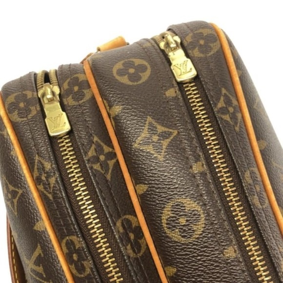 100% Authentic LOUIS VUITTON Reporter PM Brown Monogram Shoulder Bag - Picture 6 of 14